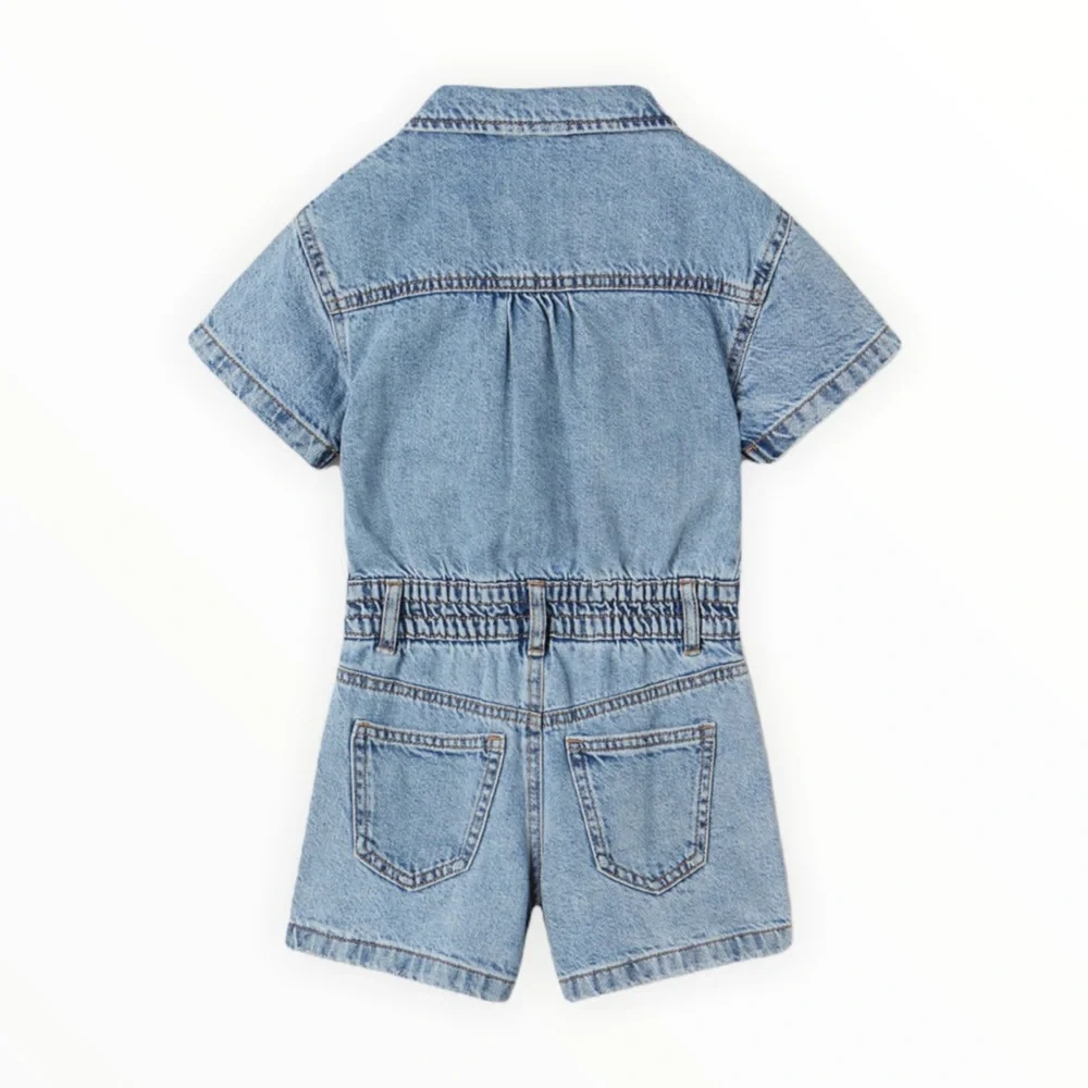 Zara Kids Denim Worker Jumpsuit - Picture 2 of 3